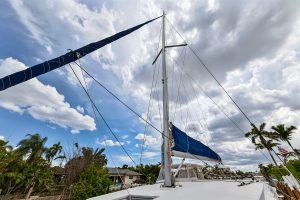 deck, Leopard 48, catamaran for sale