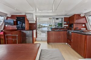 salon, Leopard 48, catamaran for sale