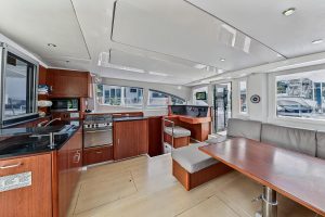 salon, Leopard 48, catamaran for sale