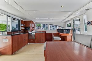 salon, Leopard 48, catamaran for sale
