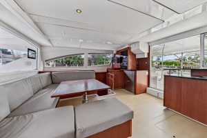 salon, Leopard 48, catamaran for sale