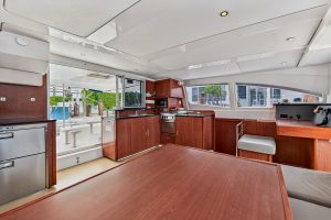 salon, Leopard 48, catamaran for sale