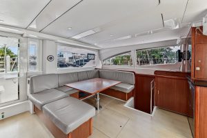 salon, Leopard 48, catamaran for sale
