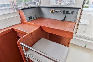 navigation station, Leopard 48, catamaran for sale