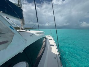 deck, Leopard 48, catamaran for sale