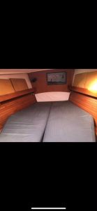 bed, Wauquiez, sailboat for sale