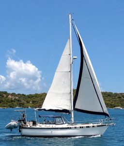 underway, Catalina 41 Morgan, sailboat for sale