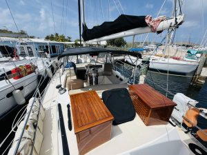 cockpit, Catalina 41 Morgan, sailboat for sale