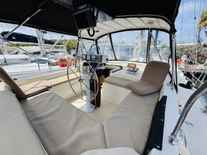 cockpit, Catalina 41 Morgan, sailboat for sale