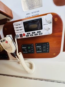 navigation station, Catalina 41 Morgan, sailboat for sale