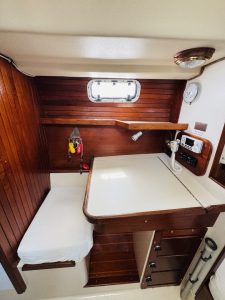 navigation station, Catalina 41 Morgan, sailboat for sale