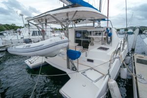 cockpit, Leopard 38, catamaran for sale