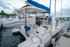 cockpit, Leopard 38, catamaran for sale