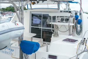 cockpit, Leopard 38, catamaran for sale