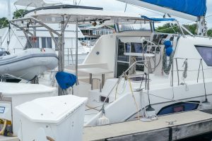 cockpit, Leopard 38, catamaran for sale