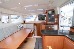 salon, Leopard 38, catamaran for sale