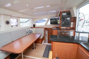 salon, Leopard 38, catamaran for sale