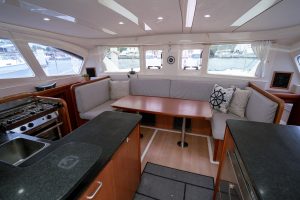 salon, Leopard 38, catamaran for sale
