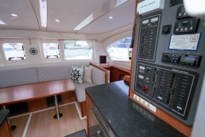 salon, Leopard 38, catamaran for sale