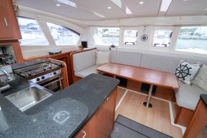 salon, Leopard 38, catamaran for sale