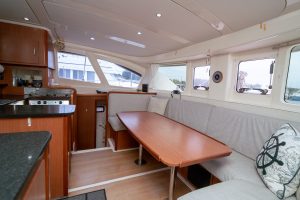 salon, Leopard 38, catamaran for sale