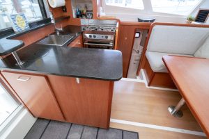 interior, Leopard 38, catamaran for sale