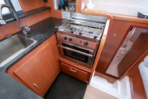 interior, Leopard 38, catamaran for sale