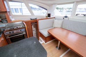 interior, Leopard 38, catamaran for sale