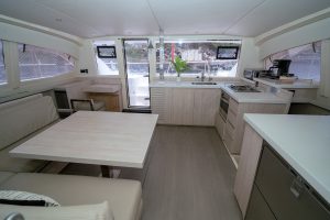 salon, Leopard 40, catamaran for sale