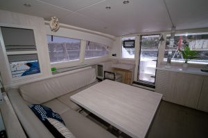 salon, Leopard 40, catamaran for sale