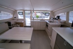 salon, Leopard 40, catamaran for sale
