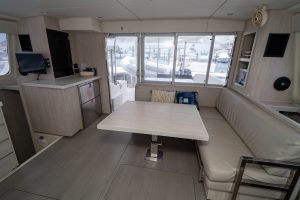 salon, Leopard 40, catamaran for sale