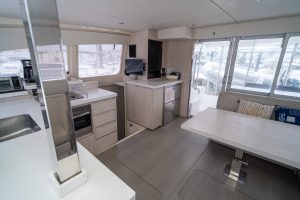 salon, Leopard 40, catamaran for sale