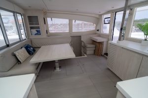 salon, Leopard 40, catamaran for sale