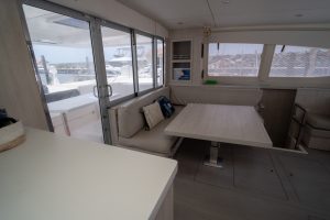 salon, Leopard 40, catamaran for sale