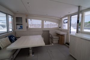 salon, Leopard 40, catamaran for sale