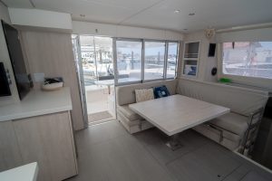 salon, Leopard 40, catamaran for sale