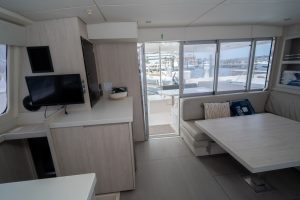 salon, Leopard 40, catamaran for sale