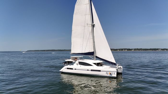 underway, Leopard 48, catamaran for sale