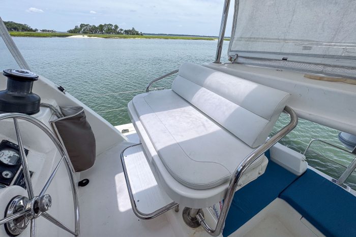 deck, Leopard 48, catamaran for sale