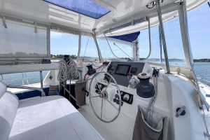 helm, Leopard 48, catamaran for sale