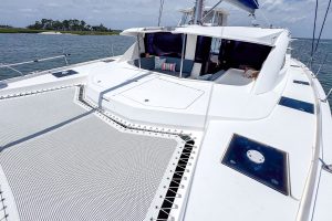 deck, Leopard 48, catamaran for sale
