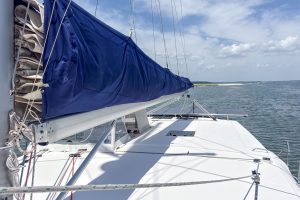 deck, Leopard 48, catamaran for sale
