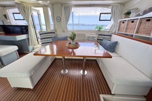 salon, Leopard 48, catamaran for sale