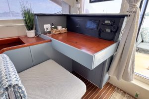 navigation station, Leopard 48, catamaran for sale