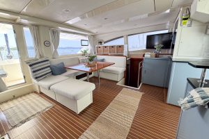 salon, Leopard 48, catamaran for sale