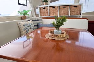 salon, Leopard 48, catamaran for sale