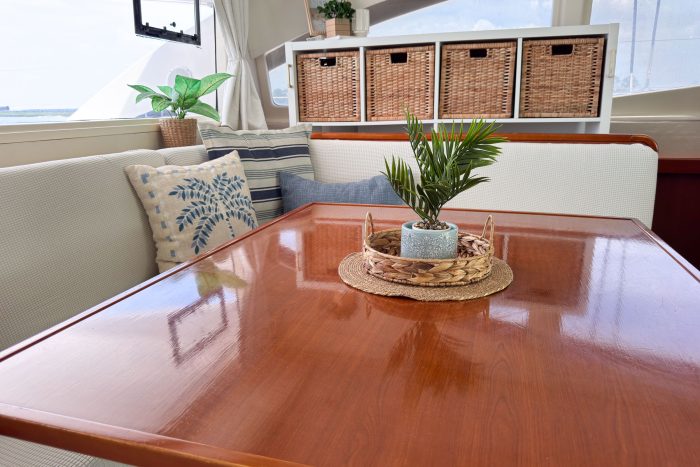 salon, Leopard 48, catamaran for sale