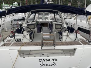 cockpit, Beneteau 45 Oceanis, sailboat for sale