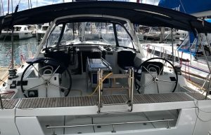 cockpit, Beneteau 45 Oceanis, sailboat for sale